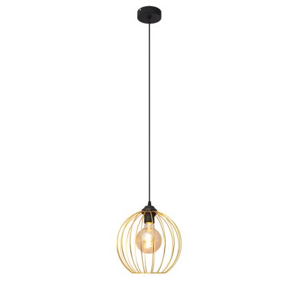 Luster na sajli MERCURE 1xE27/15W/230V zlatna/crno