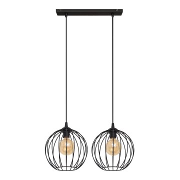 Luster na sajli MERCURE 2xE27/15W/230V