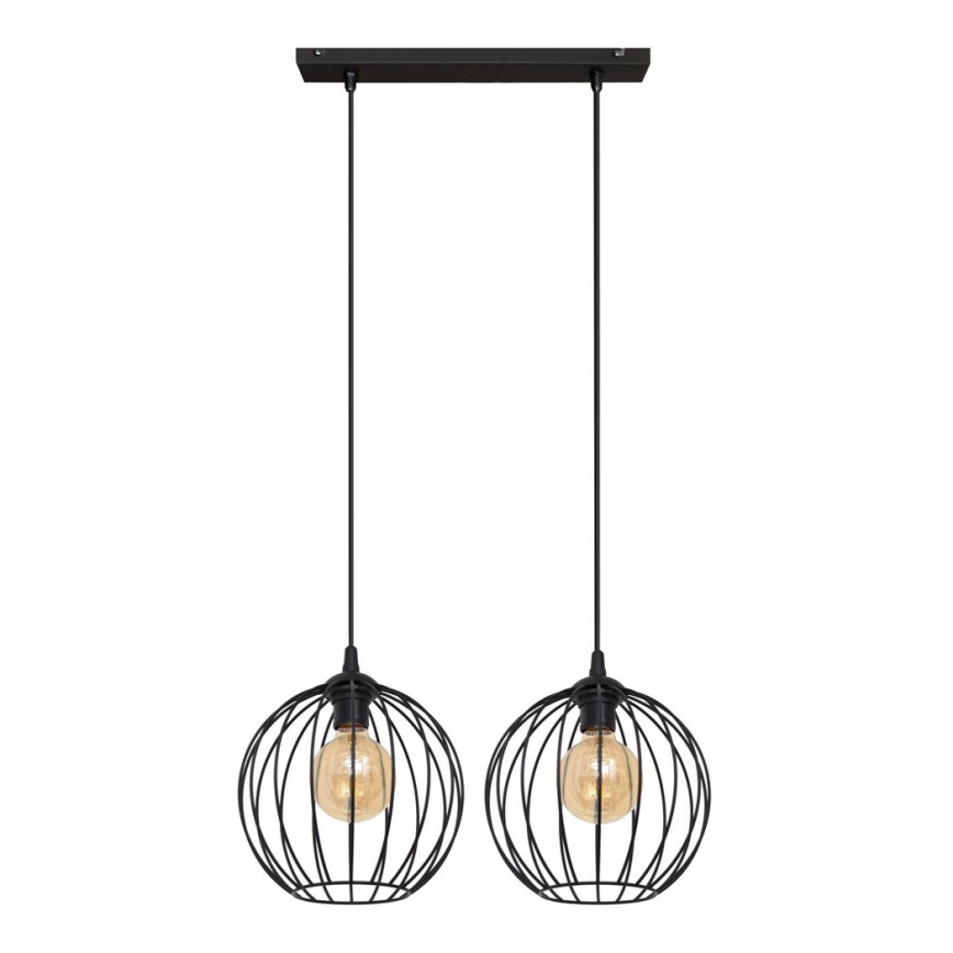 Luster na sajli MERCURE 2xE27/15W/230V