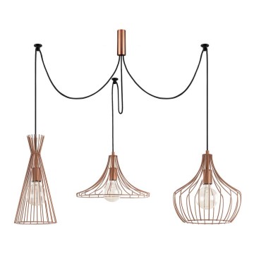 Luster na sajli MEZOPOTAMYA 3xE27/40W/230V pauk