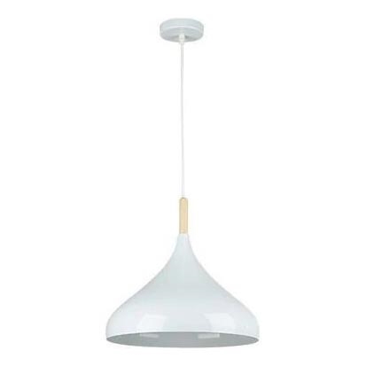Luster na sajli MIKO 1xE27/60W/230V pr. 32 cm bela
