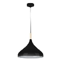 Luster na sajli MIKO 1xE27/60W/230V pr. 32 cm crno