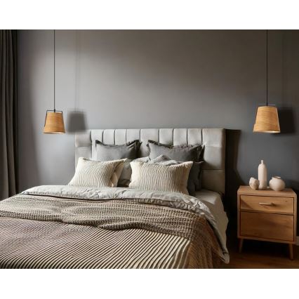 Luster na sajli MILBURY 1xE27/40W/230V braon