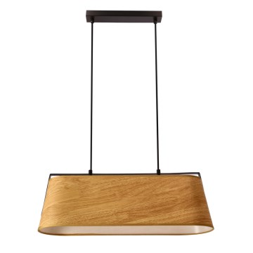 Luster na sajli MILBURY 2xE27/40W/230V braon