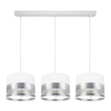 Luster na sajli MILO 3xE27/60W/230V srebrno