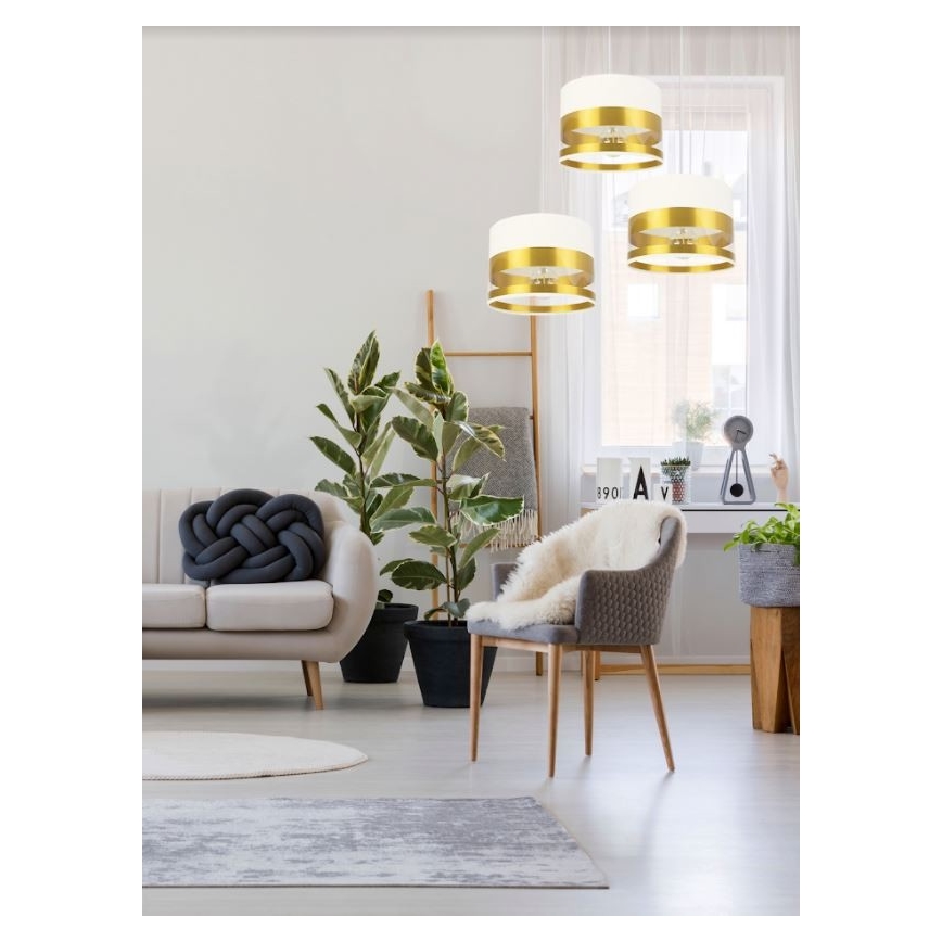 Luster na sajli MILO 3xE27/60W/230V zlatna
