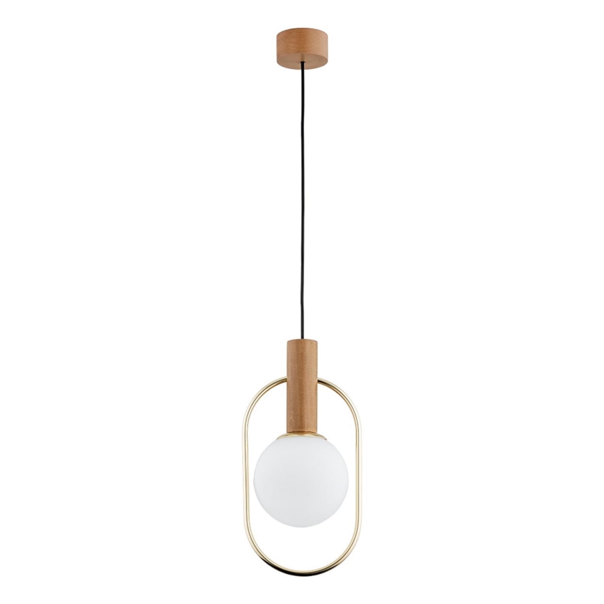 Luster na sajli MODI 1xE14/10W/230V zlatna/bež