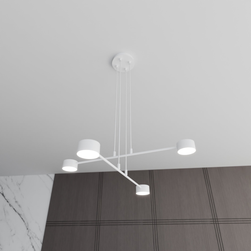 Luster na sajli MODUS 4xGX53/10W/230V bela