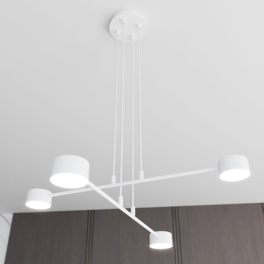 Luster na sajli MODUS 4xGX53/10W/230V bela