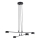 Luster na sajli MODUS 4xGX53/10W/230V crno