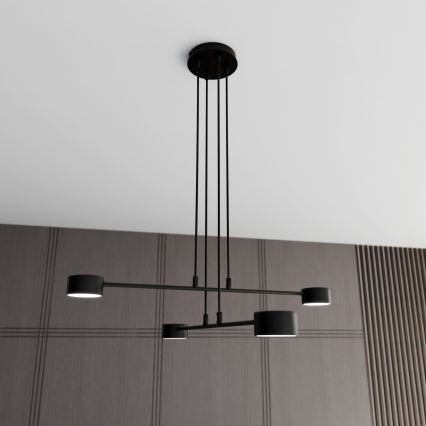 Luster na sajli MODUS 4xGX53/10W/230V crno