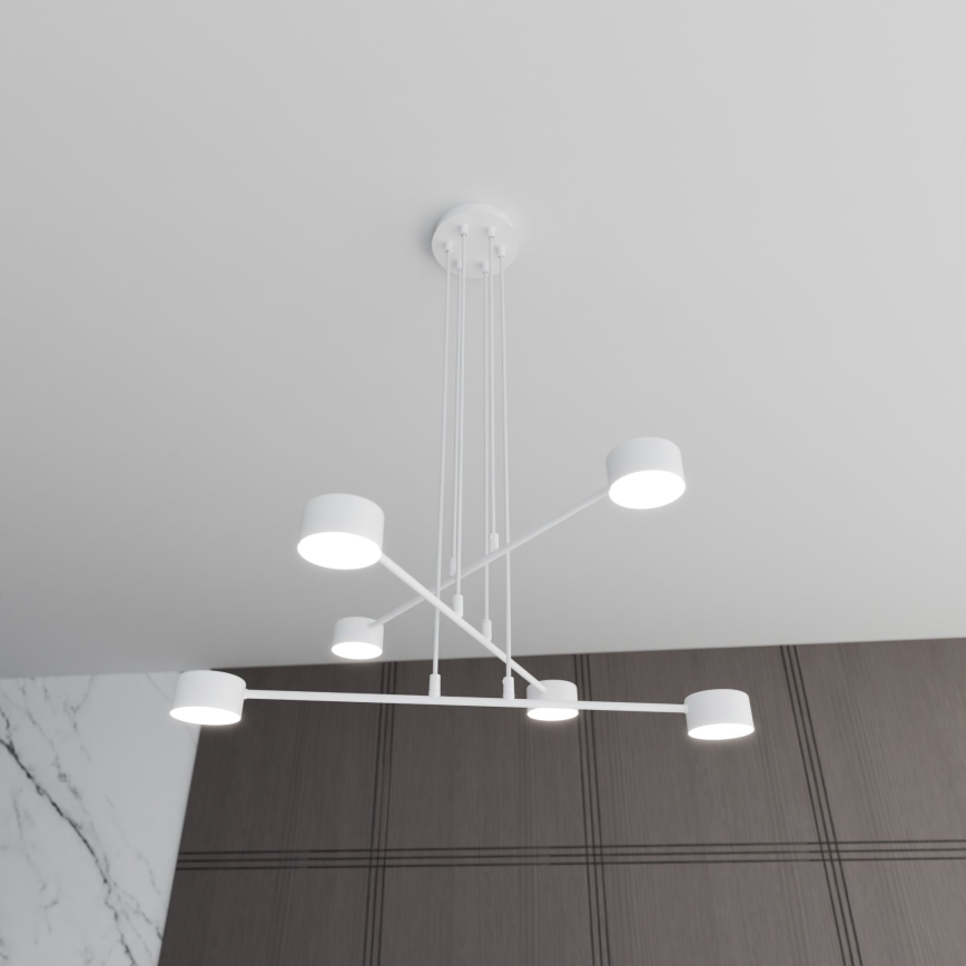 Luster na sajli MODUS 6xGX53/10W/230V bela