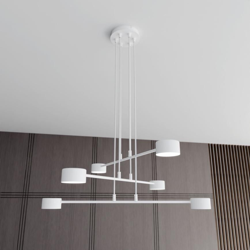 Luster na sajli MODUS 6xGX53/10W/230V bela