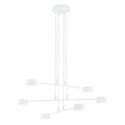 Luster na sajli MODUS 6xGX53/10W/230V bela