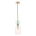 Luster na sajli MOLLY 1xE14/40W/230V pr. 12 cm zlatna/roze/plava