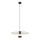 Luster na sajli MONTANA 1xE27/15W/230V pr. 45 cm zlatna/crno