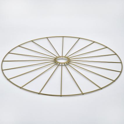 Luster na sajli MONTANA 1xE27/15W/230V prečnik 45 cm zlatna/crna