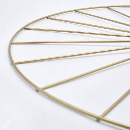 Luster na sajli MONTANA 1xE27/15W/230V prečnik 45 cm zlatna/crna