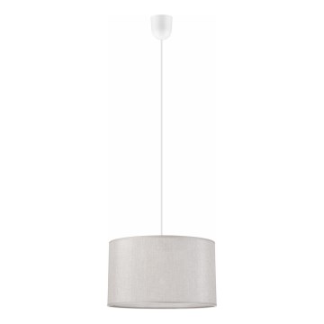 Luster na sajli MONTE 1xE27/60W/230V srebrno