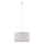 Luster na sajli MONTE 1xE27/60W/230V srebrno