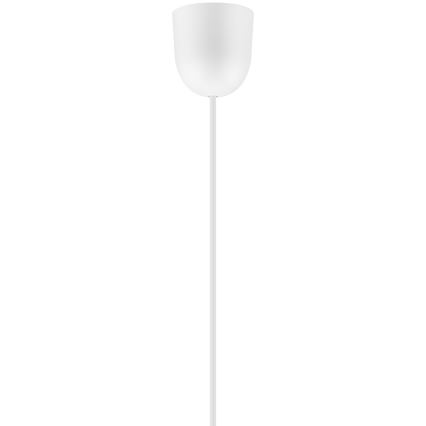 Luster na sajli MONTE 1xE27/60W/230V srebrno