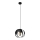 Luster na sajli MOONLIGHT 1xE27/15W/230V crno