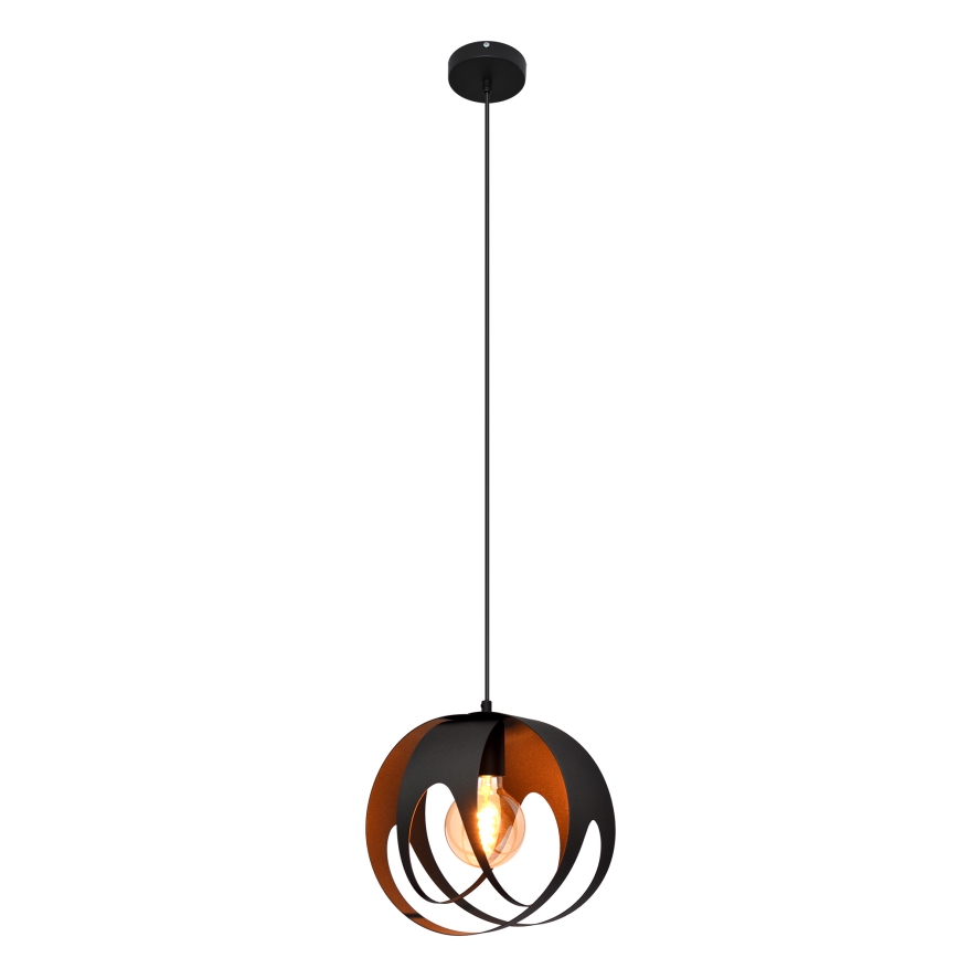 Luster na sajli MOONLIGHT 1xE27/15W/230V crno