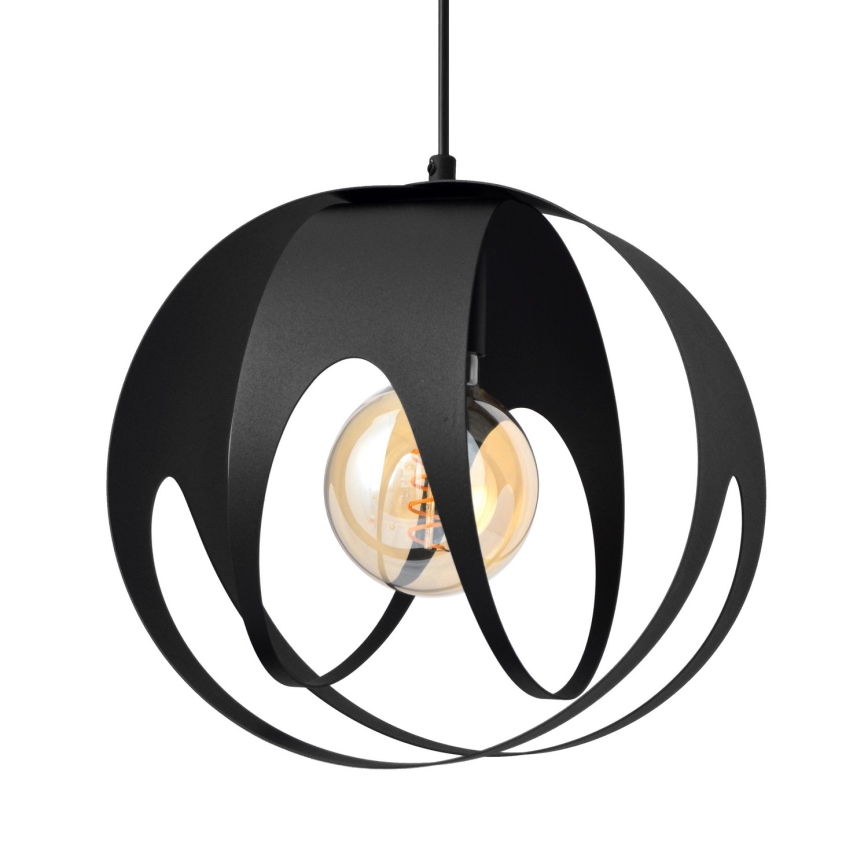 Luster na sajli MOONLIGHT 1xE27/15W/230V crno
