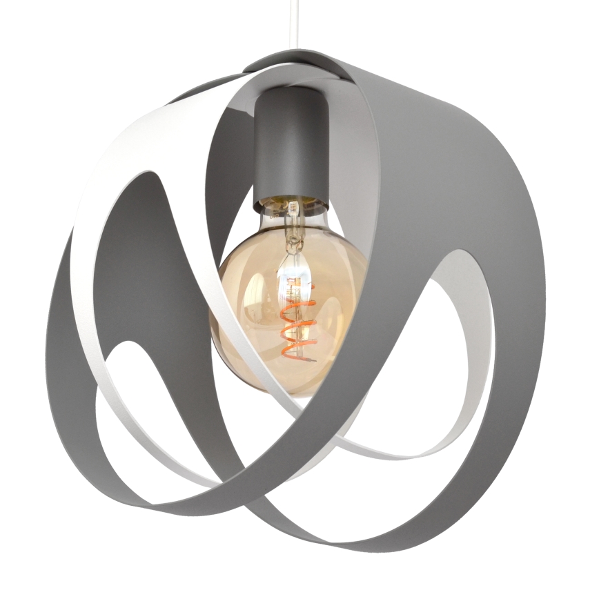 Luster na sajli MOONLIGHT 1xE27/15W/230V sivo
