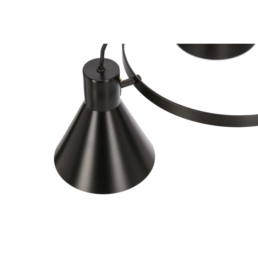 Luster na sajli MORE 3xE27/40W/230V crno
