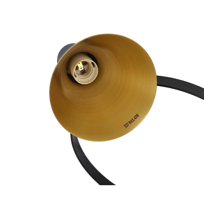 Luster na sajli MORE 3xE27/40W/230V crno