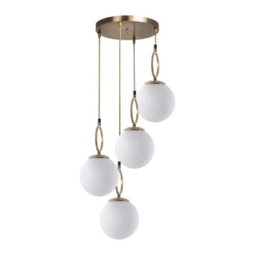 Luster na sajli MORINO 4xE27/60W/230V