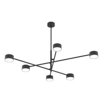 Luster na sajli NATSU 6xGX53/12W/230V crno