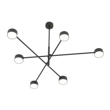 Luster na sajli NATSU 6xGX53/12W/230V crno