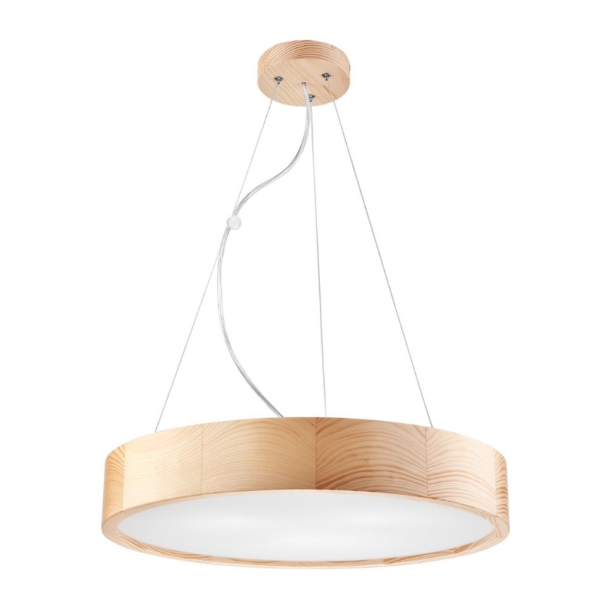 Luster na sajli NATURAL 3xE27/60W/230V ø 47 cm bor