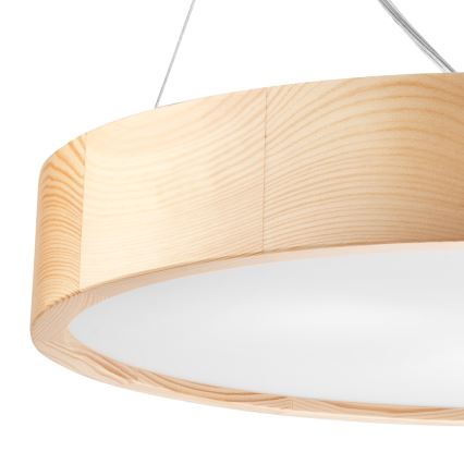 Luster na sajli NATURAL 3xE27/60W/230V ø 47 cm bor