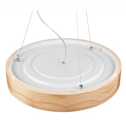 Luster na sajli NATURAL 3xE27/60W/230V ø 47 cm bor