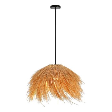 Luster na sajli NATURALEZA 1xE27/40W/230V pr. 55 cm ratan