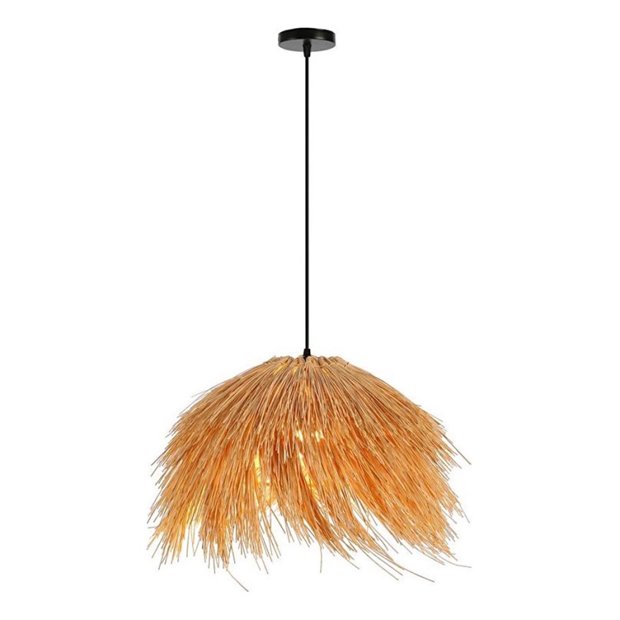Luster na sajli NATURALEZA 1xE27/40W/230V pr. 55 cm ratan