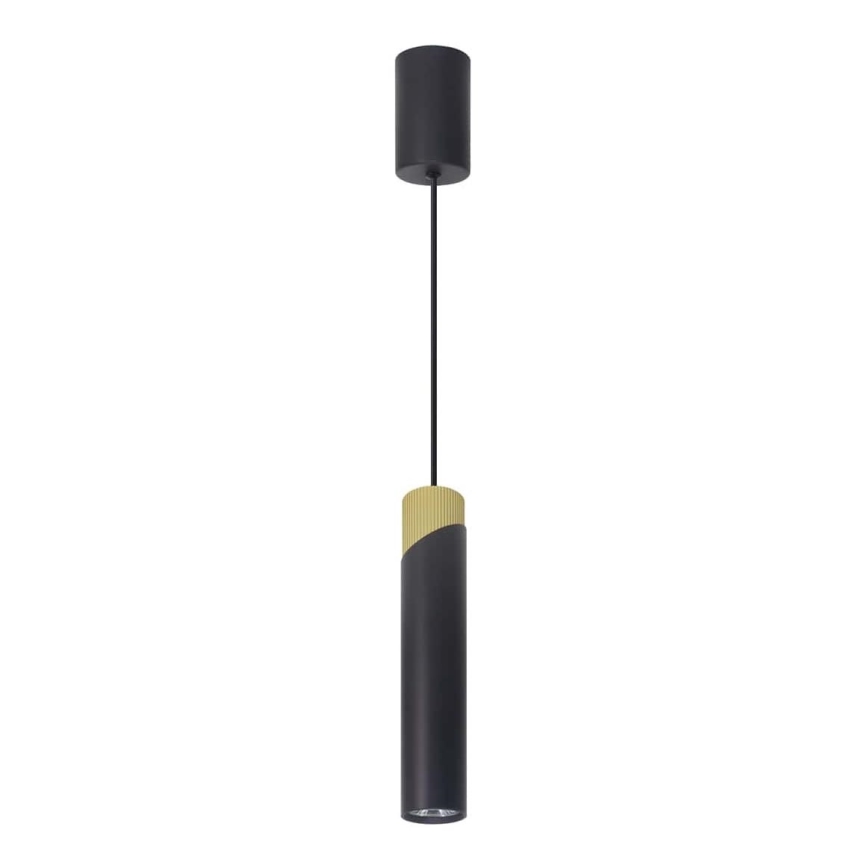 Luster na sajli NEO 1xGU10/8W/230V crno/zlatna