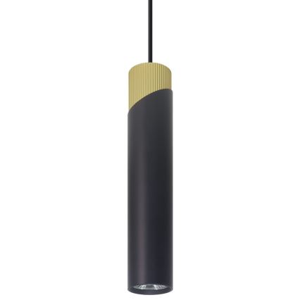 Luster na sajli NEO 1xGU10/8W/230V crno/zlatna