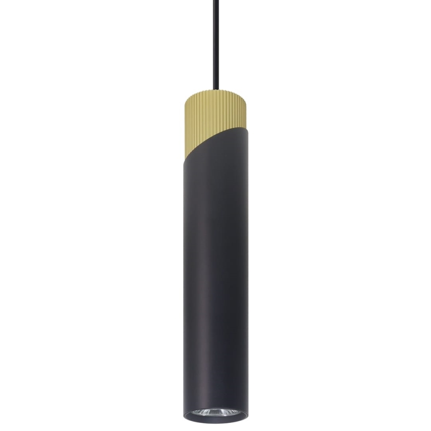 Luster na sajli NEO 1xGU10/8W/230V crno/zlatna