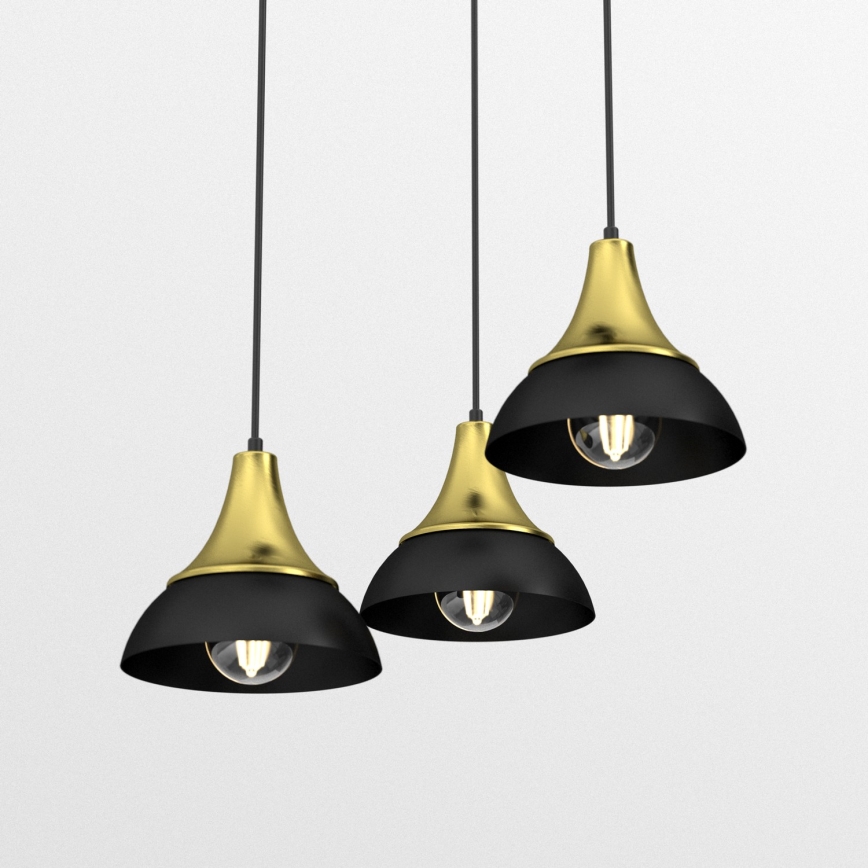 Luster na sajli NERGIS 3xE27/60W/230V