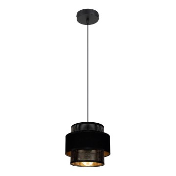 Luster na sajli NESS 1xE27/60W/230V crno