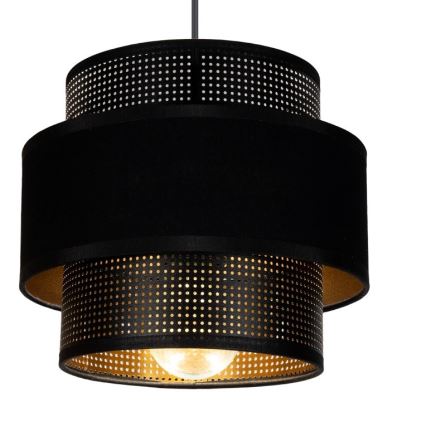 Luster na sajli NESS 1xE27/60W/230V crno