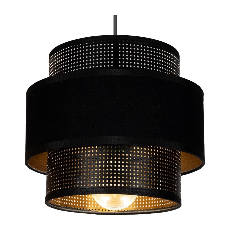 Luster na sajli NESS 1xE27/60W/230V crno