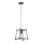 Luster na sajli NETI 1xE27/15W/230V crno