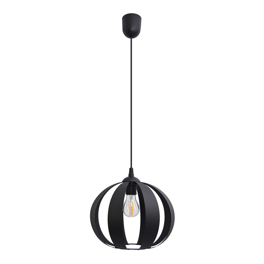 Luster na sajli NEWTON 1xE27/15W/230V crno