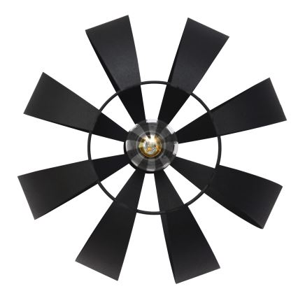 Luster na sajli NEWTON 1xE27/15W/230V crno