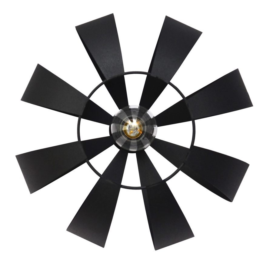 Luster na sajli NEWTON 1xE27/15W/230V crno